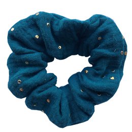 Scrunchie med en knivspids guld