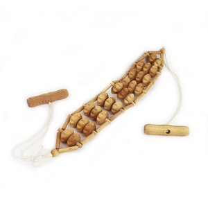 Massageband für den Rücken aus Holz, Massagegerät