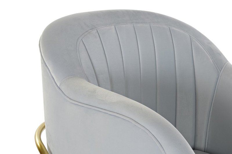 BUTACA POLIESTER METALL 62X75X85 AZUL CELESTE MB190878