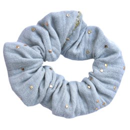 Scrunchie med en knivspids guld