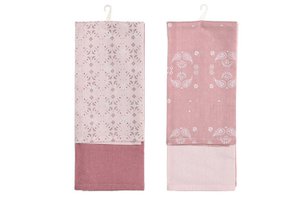 DOEKSET 2 KATOEN 60X40X0,5 180GSM 2 ASSORTIMENTEN. PC204239