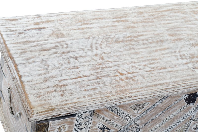 ARCON MANGO LATON 146X40X45 RUEDAS ENVEJECIDO MB185836