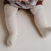 Baby Krabbelstrumpfhose "Fliegen mit Eulen"