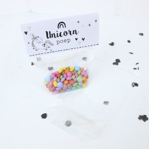 Kruisbodemzakje transparant