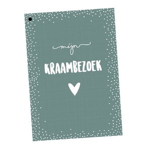 Mutterschaftsbesuchskarte 50 Pers. - Grün