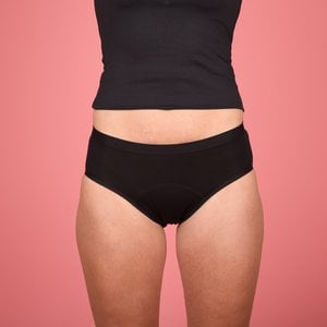 Teen Marie Comfy Menstruation Slip Black