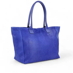 Majorelle Lola Blue leather bag
