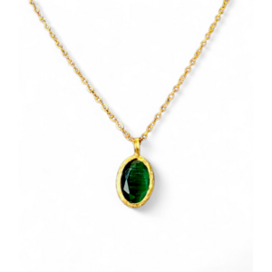 Gloed ketting smaragd