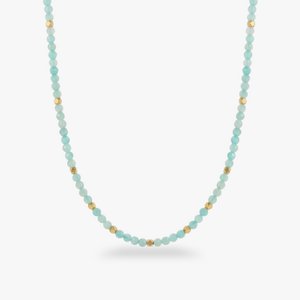 Amazonite Choker Gold