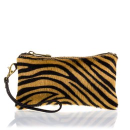 Firenze Artegiani. Mattarello Bolso de mano Mujer.Piel auténtica Cavallino Leopardo Grande Dollaro