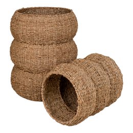 Sarbas Baskets - Natural, Seagrass, Set of 2