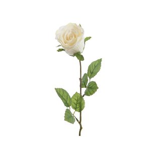 Kunstbloem Roos h45cm creme