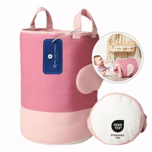 Rosa Aufbewahrungskorb Schwan 45 cm