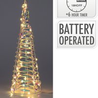 Cone 40cm iridescent micro LED