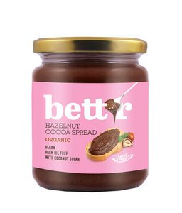 Hazelnut Cocoa Spread, organic, Bett'r, 250g