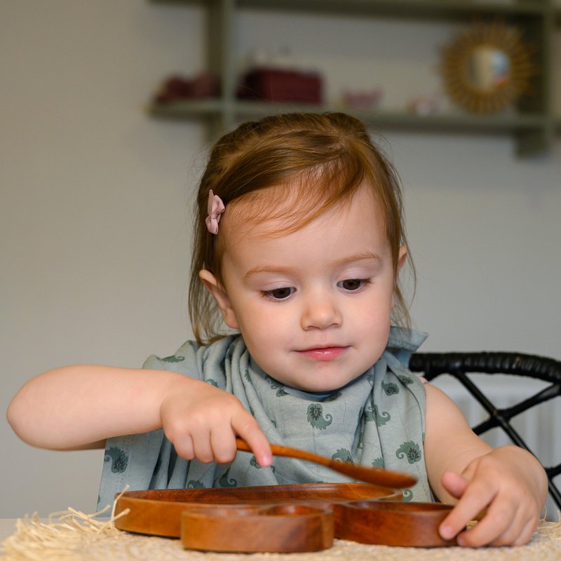 Handmade Cutlery - Kids Spoon 18 cm - Eco-friendly - Khaya wood