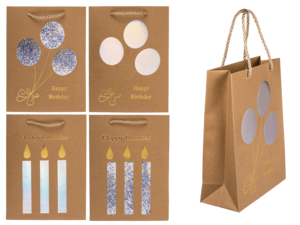 Craft paper bag, Happy Birthday,
