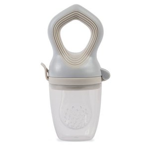 Silikon-Beißring für Baby Food Feeder Grau