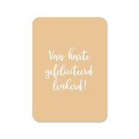 Card Congratulations, cutie