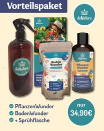  "Plant fertilizer duo set with spray bottle, soil enhancer, garden care package"