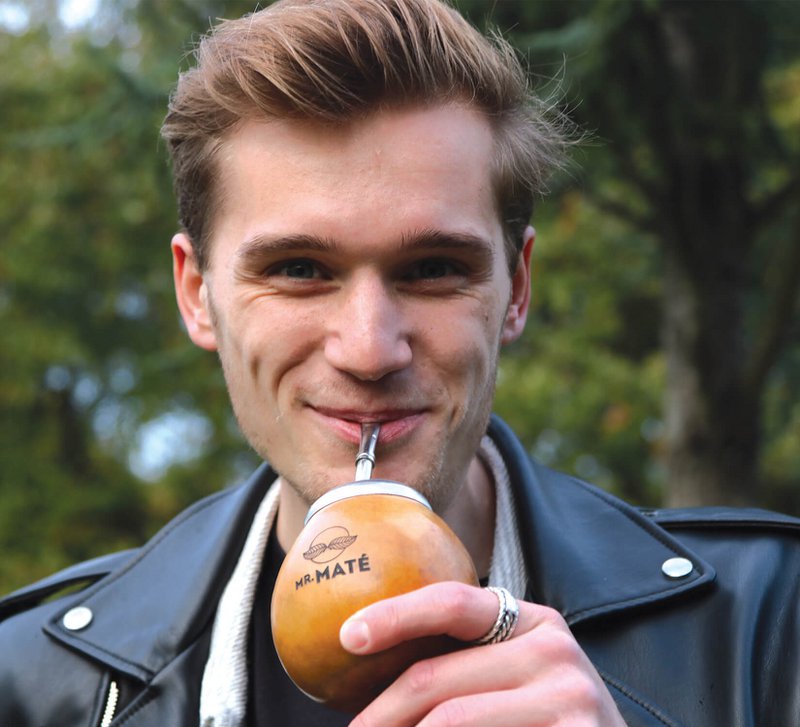 YERBA MATE TE-SÆT - CALABAZA + BOMBILLA + YERBA MATE (ORIGINAL 150g)