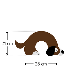 Bio-Körnerkissen mikrowellengeeignet, für Schulter & Nacken, Hund Bobby