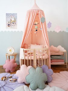 Mousseline hemeltje "Roze vergeet-mij-nietje"