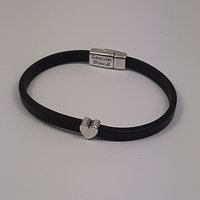 Semplice heart Squeeze antique silver