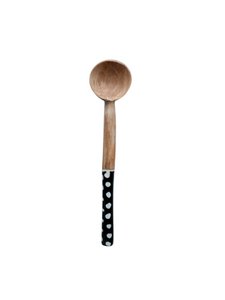 Luxe Olive Wood Spoon Medium Dotted