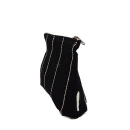 ANNA NERA Fairtrade Etui S - Tasje maquillage - Toilettas - Trousse de toilette Jute S noir 300-031