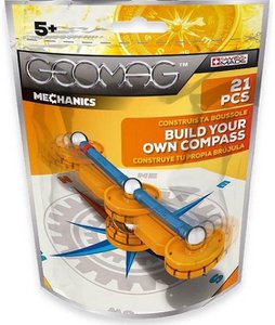 Geomag Mechanics - Build Your Own Compass (21 pc's, 16 x 2 x 20 cm, lot de 9)
