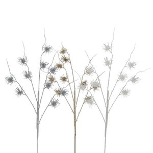 Künstliche Blume Kiefer H91cm glitzernd