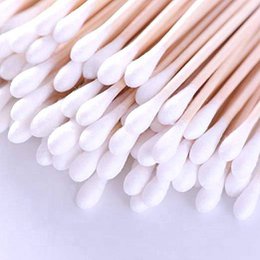 Biodegradable bamboo cotton swabs - Pack of 100 units