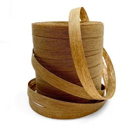  Compostable decorative ribbon made of ECO raffia, available in various colors and styles (twisted or flat), in widths of 10mm and lengths of 50m or 100m.