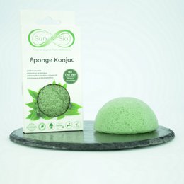 Spugna Konjac 100% naturale viso e corpo - In scatola | Diversi modelli tra cui scegliere