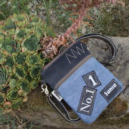 Sunsa skuldertaske til kvinder. Skuldertaske i vintage stil. Håndtaske i lærred. lille crossbody taske til kvinder. stjernemærke
