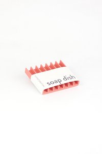 Seifenschale aus recyceltem PET coral red reef