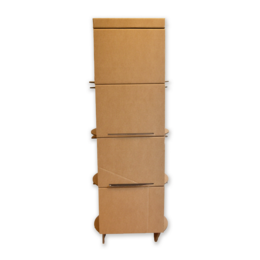Kartonnen boekenkast 150cm