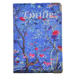 Passport cover flower print