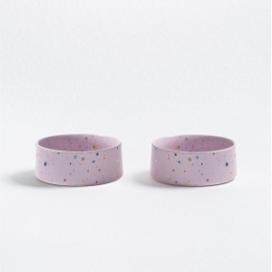 New Party Pet Bowl 14cm Set 2 Lilac
