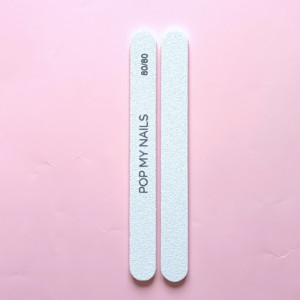 White nail file 80/80