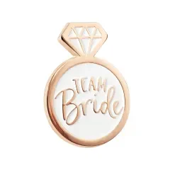 Pin team bride | rose goud