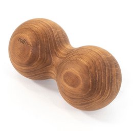 rolling wood double ball 10cm