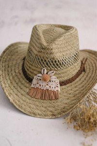 RAFIA HUT BOHO CHIC