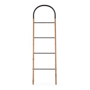 LADDER 49X3X170 GRAY METAL/NATURAL WOOD TH1342400