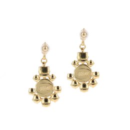 Lalique Earrings Pink