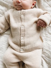 Strik Cardigan - Karamel