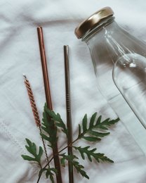 stainless steel straw