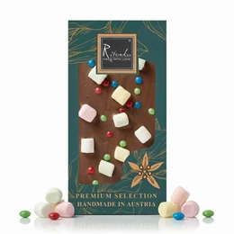 Chocolat au lait premium - guimauve, boules de chocolat 95g