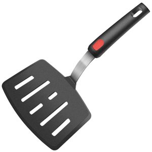 Silicone Spatula – Cooking & Baking Flipper – Nonstick, Heat Resistant – Slotted Wide, Single Unit